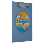 Zomer-strandsport kust klembord (Rechts)