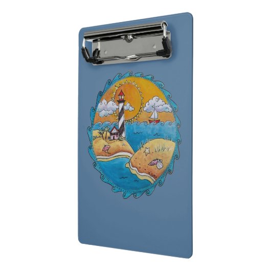 Zomer-strandsport kust mini klembord (Angled2)