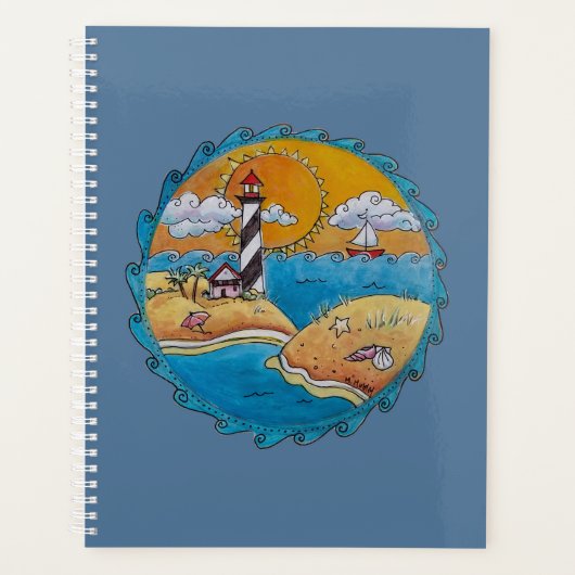 Zomer-strandsport kust planner (Voorkant)