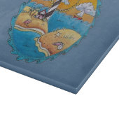 Zomer-strandsport kust snijplank (Hoek)