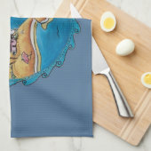 Zomer-strandsport kust theedoek (Quarter Fold)