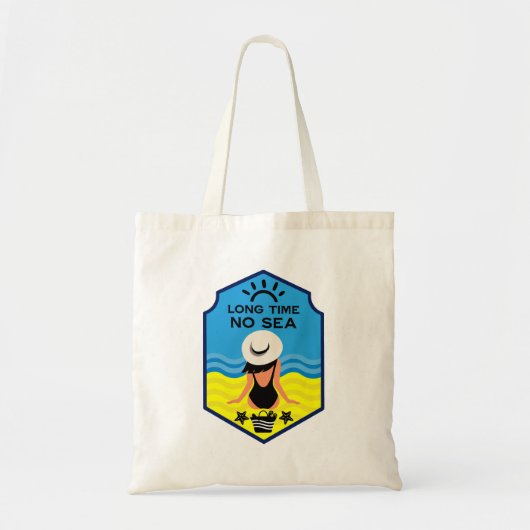 Zomer Strandtas Essentiële Tote Bag (Voorkant)