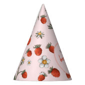 Zomer Strawberry Berry Eerste Verjaardag Party Feesthoedjes (Links)