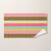 Zomer Streep Kleurenpalet Design Bad Handdoek (Handdoek)