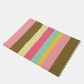 Zomer Streep Kleurenpalet Design Deurmat (Schuin)