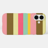 Zomer Streep Kleurenpalet Ontwerp Case-Mate iPhone Case (Achterkant (horizontaal))