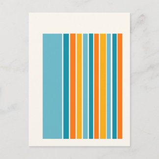 Zomer strepen briefkaart