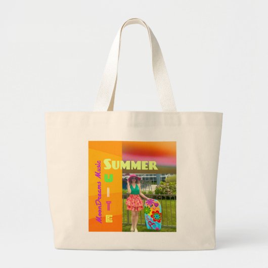 Zomer Suite Grote Tote Bag (Voorkant)