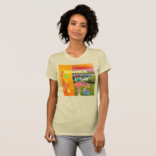 Zomer Suite T-shirt (Voorkant volledig)