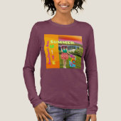 Zomer Suite Tri-Blend Shirt (Voorkant)
