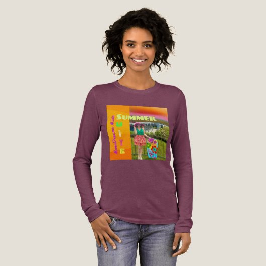 Zomer Suite Tri-Blend Shirt (Voorkant)