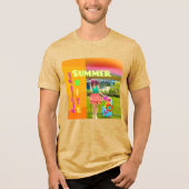 Zomer Suite Tri-Blend Shirt (Voorkant)