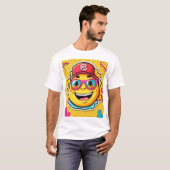 Zomer Sunburst AI-ontworpen T-shirt (Voorkant volledig)