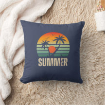 Zomer Sunset Palm Tree T-shirt voor kinderen