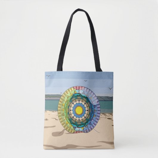 Zomer Sunshine All-Over-Print tas (Voorkant)