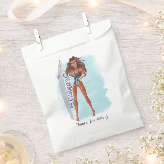 Zomer Surf Beach Party Bedankzakje (Geknipt)