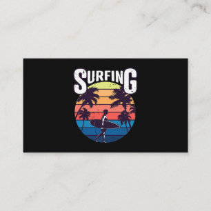 Zomer Surf Surfen Surfers Strand Palm Tre Visitekaartje