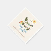 Zomer Surf Verjaardagsfeestje Servetten (Hoek)