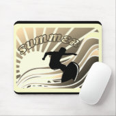 Zomer Surfen Fun Muismat (Met muis)