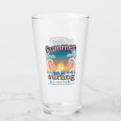 Zomer - Surfen is het meest leuk Glas (Voorkant)