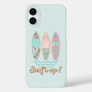 Zomer Surfen Strand iPhone 16 Plus Hoesje