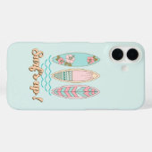 Zomer Surfen Strand Case-Mate iPhone Case (Achterkant (horizontaal))
