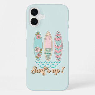 Zomer Surfen Strand iPhone 16 Plus Hoesje