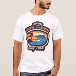 Zomer surfen t-shirt