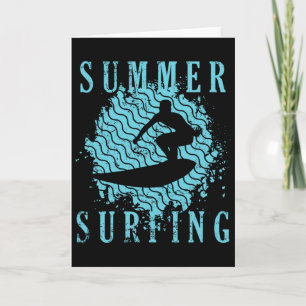 Zomer surfen watersporten kaart