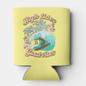 Zomer Surfer Goede Vibes Blikjeskoeler (Achterkant)