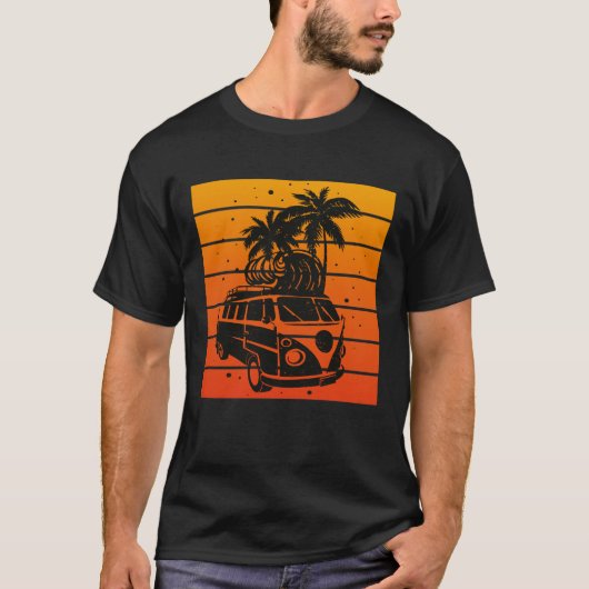 zomer - Surfliefhebber T-shirt (Voorkant)
