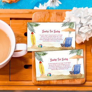 Zomer Surfplank Strand Jongen Boeken Voor Baby Sho Informatiekaartje