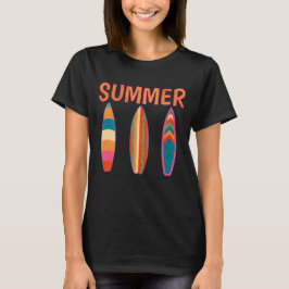Zomer Surfplanken T-shirt