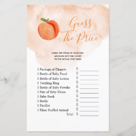 Zomer Sweet Little Peach Prijs spel