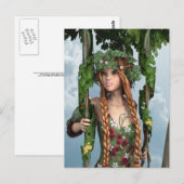 Zomer Swing Briefkaart (Voorkant / Achterkant)