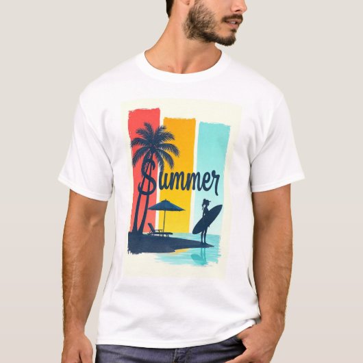 zomer t-shirt (Voorkant)