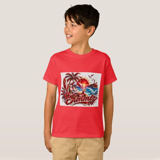 Zomer T-shirt (Voorkant volledig)