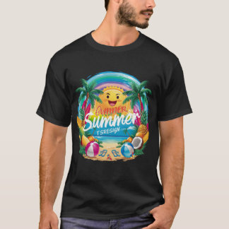 Zomer t-shirt design bundel, zomer surfen