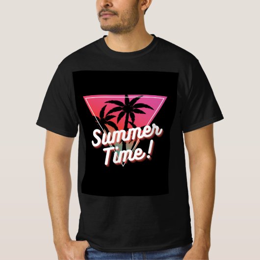 Zomer T-shirt met eigen ontwerp (Voorkant)