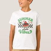 Zomer T-shirt met watermeloenprint (Voorkant)