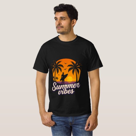 Zomer T-shirt ontwerp (Voorkant volledig)
