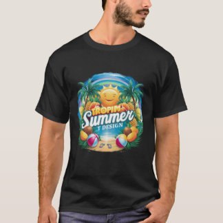 Zomer t shirt ontwerp, Strand t-shirt ontwerp.