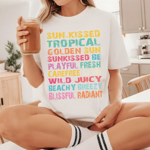 Zomer T-shirt, strand T-shirt voor vrouwen