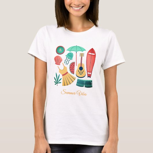 Zomer T-Shirt voor Vrouwen (Voorkant)