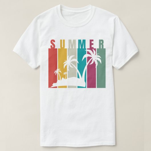 Zomer T-shirts – Licht, helder en klaar voor de zo (Design voorkant)