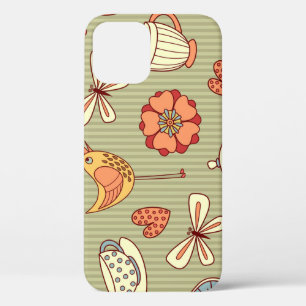 Zomer Tea Party: Naadloos patroon Case-Mate iPhone Case