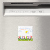 Zomer Teenslippers Plezier in de zon Save the Date Magneet (Insitu (Vaatwasser))