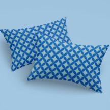 Zomer tegel met azuurblauwe cirkels op baby blauw