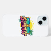 Zomer Tekst - Kleurrijke Zomer Zonnebril Case-Mate iPhone Case (Achterkant (horizontaal))