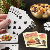 Zomer tekst ontwerp pokerkaarten (Insitu)